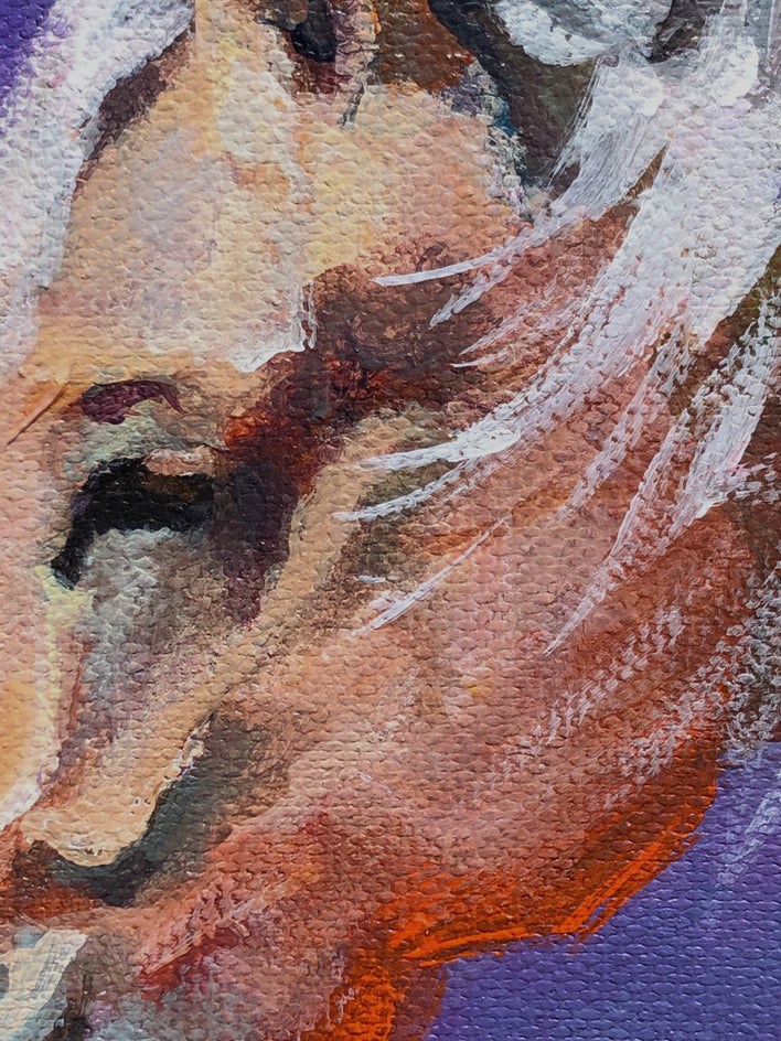 Warm Shadow by Heather Foster |  Closeup View of Artwork 