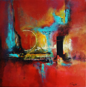 acrylic painting by Yamilet Sempe titled Hechizo