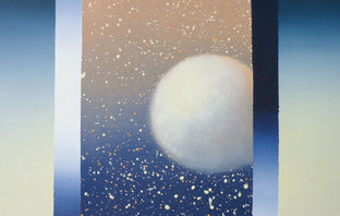 Original art for sale at UGallery.com | Full Moon by Heidi Hybl | $2,500 | oil painting | 30' h x 30' w | photo 4