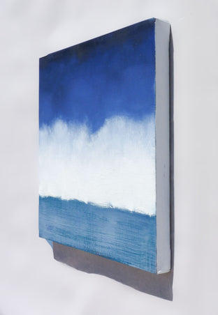White Fog II by Heidi Hybl |  Side View of Artwork 