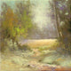 Original art for sale at UGallery.com | Hidden Path by Gail Greene | $75 | oil painting | 4' h x 4' w | thumbnail 1