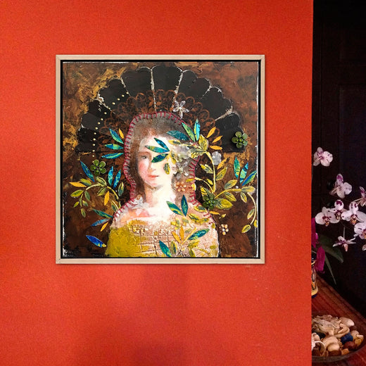 Hiding in the Garden by Darlene McElroy |  Context View of Artwork 