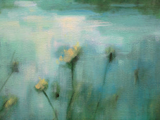 High Noon on Broken Tree Marsh by Suzanne Massion |   Closeup View of Artwork 