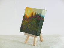 Original art for sale at UGallery.com | High Noon on Sumac Ridge by Suzanne Massion | $75 | oil painting | 4' h x 4' w | thumbnail 2