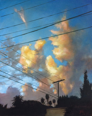 Original art for sale at UGallery.com | Highwire by Jesse Aldana | $700 | oil painting | 20' h x 16' w | photo 1