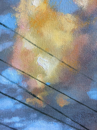 Original art for sale at UGallery.com | Highwire by Jesse Aldana | $700 | oil painting | 20' h x 16' w | photo 4