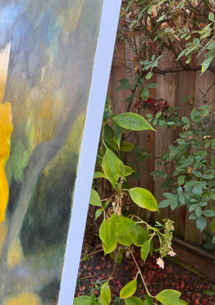 Original art for sale at UGallery.com | Gold by Hilary Gomes | $2,900 | oil painting | 36' h x 36' w | photo 2