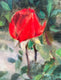 Original art for sale at UGallery.com | Seven Red Roses by Hilary Gomes | $1,625 | oil painting | 24' h x 30' w | thumbnail 4