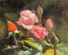Original art for sale at UGallery.com | The Life of Rose Buds by Hilary Gomes | $650 | oil painting | 8' h x 10' w | thumbnail 1