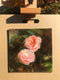 Original art for sale at UGallery.com | Two Vintage Rose by Hilary Gomes | $675 | oil painting | 10' h x 10' w | thumbnail 3