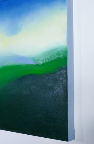 Original art for sale at UGallery.com | Green Hillside by Heidi Hybl | $1,500 | oil painting | 24' h x 24' w | photo 2