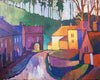 Original art for sale at UGallery.com | Ancient Market Town by Robert Hofherr | $1,150 | acrylic painting | 24' h x 30' w | thumbnail 1