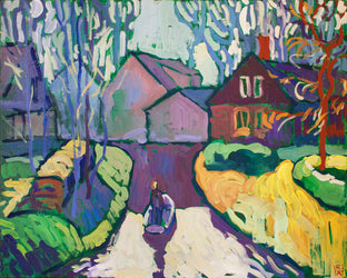 Boating on a Canal by Robert Hofherr |  Artwork Main Image 