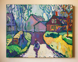 Boating on a Canal by Robert Hofherr |  Context View of Artwork 