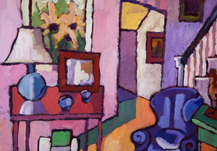 Original art for sale at UGallery.com | Crowded House by Robert Hofherr | $1,025 | acrylic painting | 24' h x 30' w | photo 4