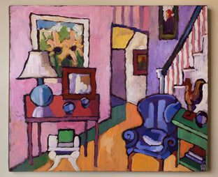 Original art for sale at UGallery.com | Crowded House by Robert Hofherr | $1,025 | acrylic painting | 24' h x 30' w | photo 3