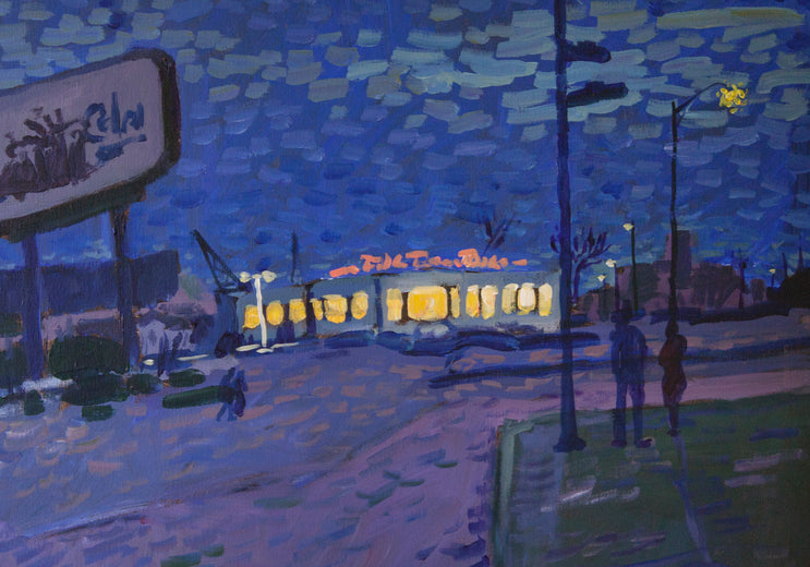 Diner by Robert Hofherr |  Context View of Artwork 