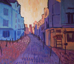 Original art for sale at UGallery.com | Empty Street by Robert Hofherr | $1,050 | acrylic painting | 24' h x 24' w | photo 4