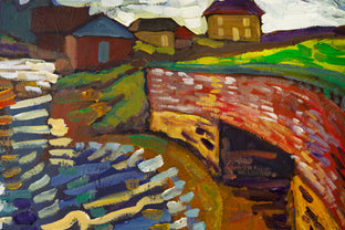 Original art for sale at UGallery.com | Estuary by Robert Hofherr | $1,400 | acrylic painting | 24' h x 24' w | photo 4