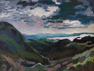 Original art for sale at UGallery.com | Loch Lomond by Robert Hofherr | $700 | acrylic painting | 18' h x 24' w | photo 1