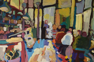 Original art for sale at UGallery.com | The Meeting Place by Robert Hofherr | $1,550 | acrylic painting | 24' h x 36' w | photo 4