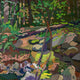Original art for sale at UGallery.com | Rock Run by Robert Hofherr | $750 | acrylic painting | 24' h x 24' w | thumbnail 1