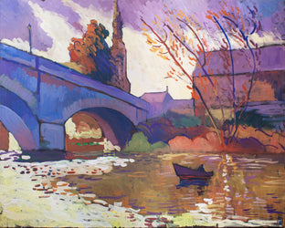 Solitary Fisherman by Robert Hofherr |  Artwork Main Image 