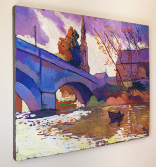 Solitary Fisherman by Robert Hofherr |  Context View of Artwork 