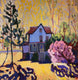 Original art for sale at UGallery.com | Spring on the Lower Shore by Robert Hofherr | $1,000 | acrylic painting | 24' h x 24' w | thumbnail 1