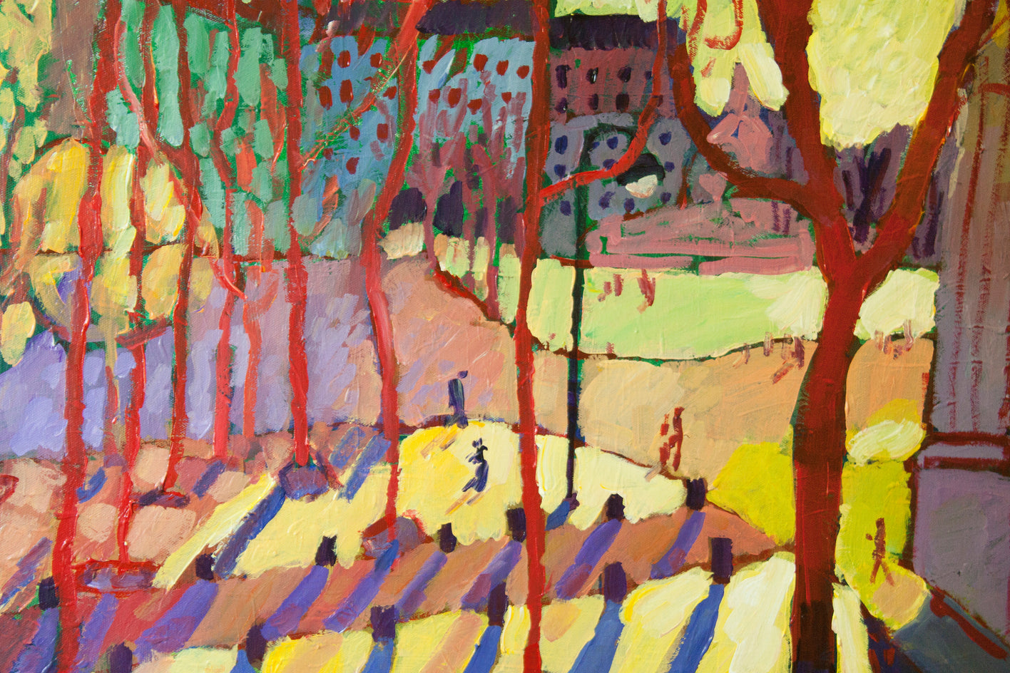 Sunshine Came Softly by Robert Hofherr |  Closeup View of Artwork 