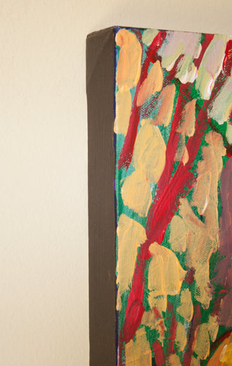 Sunshine Came Softly by Robert Hofherr |  Side View of Artwork 