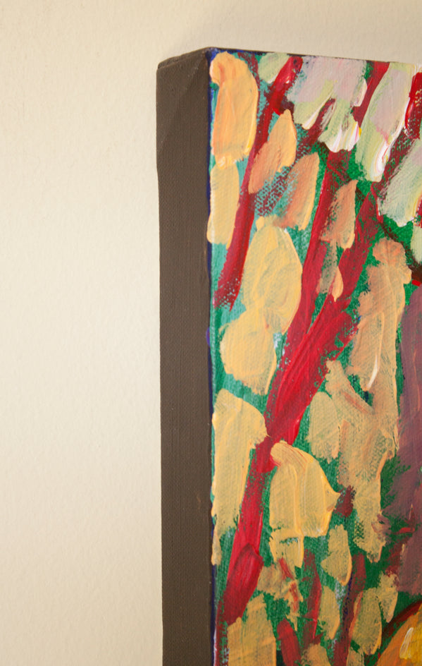 Sunshine Came Softly by Robert Hofherr |  Side View of Artwork 