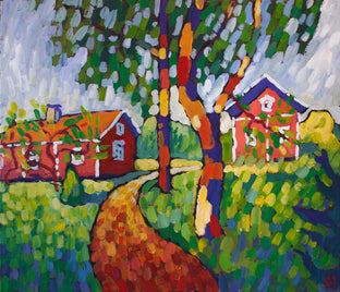 Two Cottages by Robert Hofherr |  Artwork Main Image 