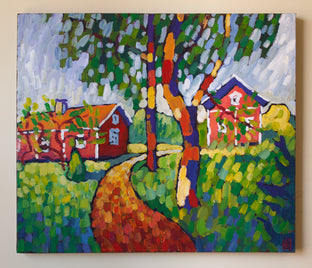 Two Cottages by Robert Hofherr |  Context View of Artwork 