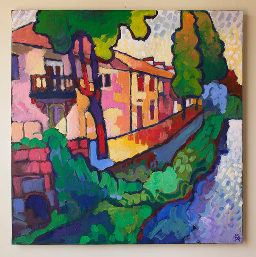 View from a Balcony by Robert Hofherr |  Context View of Artwork 