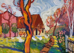 Walking the Path by Robert Hofherr |   Closeup View of Artwork 