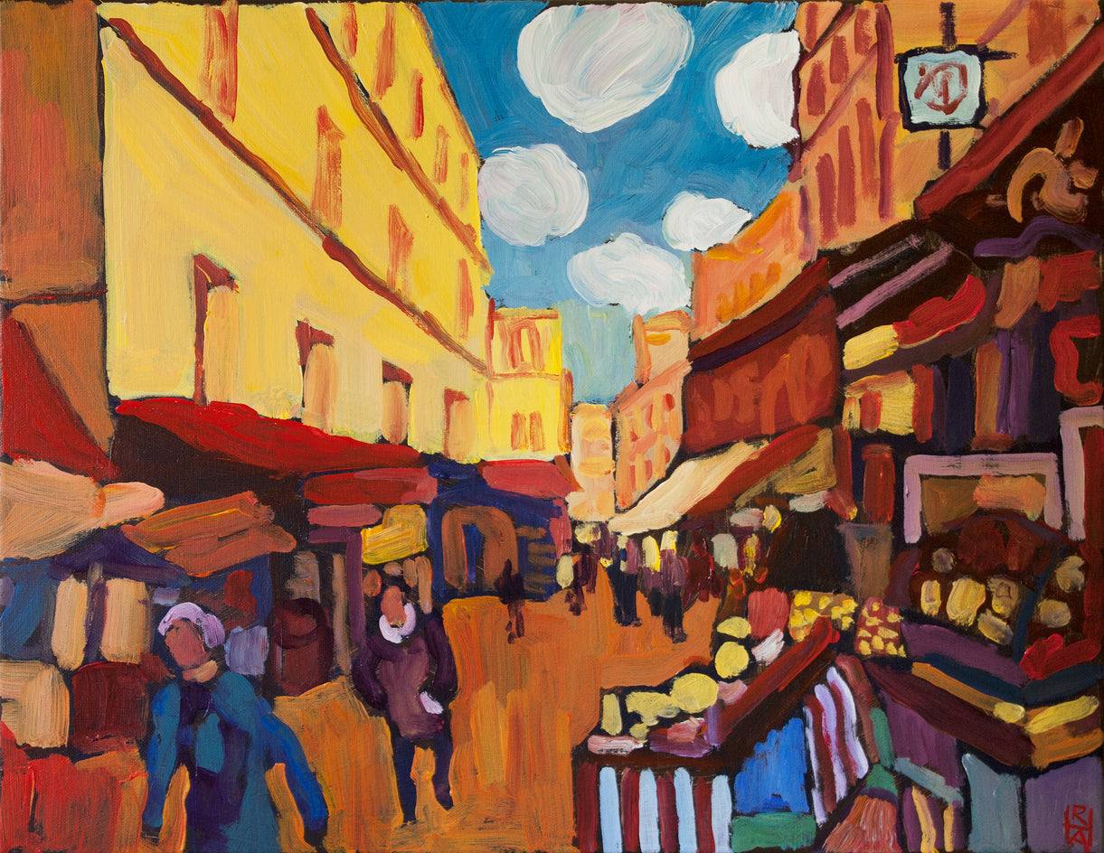 Walking through the Market by Robert Hofherr |  Artwork Main Image 