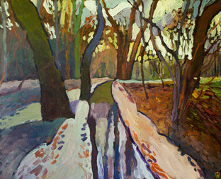 Original art for sale at UGallery.com | Woods Near Horsham by Robert Hofherr | $1,275 | acrylic painting | 24' h x 30' w | photo 1