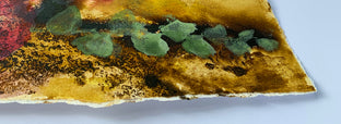 Original art for sale at UGallery.com | Hollyhock Magic by Melissa Gannon | $600 | mixed media artwork | 20' h x 16' w | photo 2