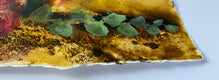 Original art for sale at UGallery.com | Hollyhock Magic by Melissa Gannon | $600 | mixed media artwork | 20' h x 16' w | thumbnail 2
