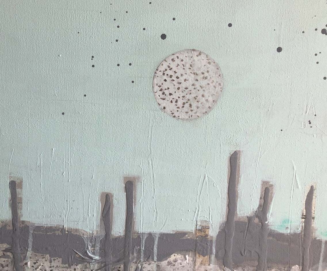 Honey Moon by Pat Forbes |  Closeup View of Artwork 