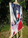 Original art for sale at UGallery.com | All the Airs and Madrigals by Hope Rambo | $1,500 | acrylic painting | 23.62' h x 15.75' w | thumbnail 2