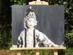 Original art for sale at UGallery.com | Because I'll Catch You: Portrait of a Beijing Opera Star by Hope Rambo | $1,200 | acrylic painting | 15.75' h x 19.69' w | thumbnail 3