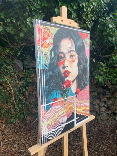 Child of Electric Light by Hope Rambo |  Side View of Artwork 