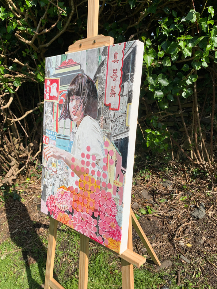 Shine by Hope Rambo |  Side View of Artwork 