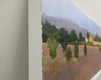 Original art for sale at UGallery.com | Horse Farm at Dusk by Janet Dyer | $500 | acrylic painting | 10' h x 20' w | thumbnail 2