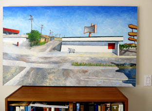 Original art for sale at UGallery.com | Hot Afternoon by Mitchell Freifeld | $1,575 | oil painting | 30' h x 50' w | photo 3