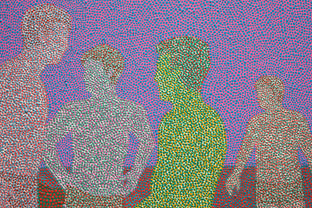 Ghost in the City - Beach 2 by Hyoungseok Kim |   Closeup View of Artwork 