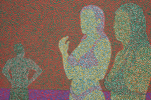 Ghost in the City - Beach 3 by Hyoungseok Kim |   Closeup View of Artwork 