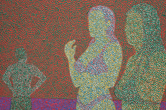 Original art for sale at UGallery.com | Ghost in the City - Beach 3 by Hyoungseok Kim | $1,500 | acrylic painting | 16.5' h x 33' w | thumbnail 4